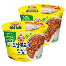 오뚜기 컵밥 오삼불고기덮밥+계란국, 315g, 2개