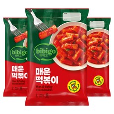 CJ bibigo 辣炒年糕, 3個, 360g