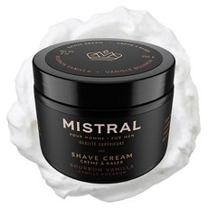 MISTRAL BODY 刮鬍膏 波本威士忌, 255g, 1罐