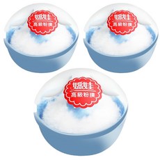 嬌娃 高級粉撲, 3個