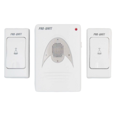 PRO-WATT 華志 超高頻無線門鈴 雙按鈕 PW-P-708A, 1個