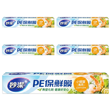 妙潔 PE保鮮膜 小碗盤專用, 30m, 5盒