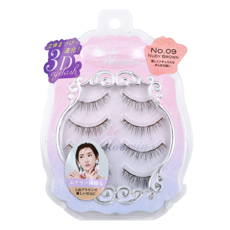 Miche Bloomin 蜜絲綸美 假睫毛 22x11mm 25g 4對入, NO.09 無糖可可, 1盒