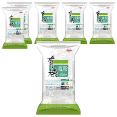 龍口有機寬粉 全素 台灣製造, 175g, 6包