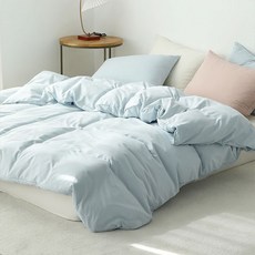 아망떼 뉴데이즈 세미 마이크로 홑겹 이불커버, 소프트블루