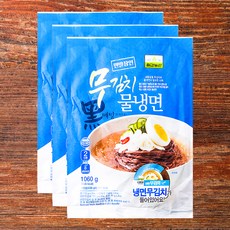 칠갑농산 무김치 물냉면, 1.06kg, 3개
