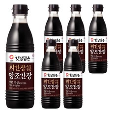 햇살담은 씨간장 숙성공법 양조간장, 500ml, 6개