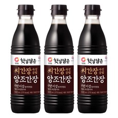 햇살담은 씨간장 숙성공법 양조간장, 500ml, 3개