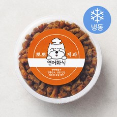 뽀뽀제과 강아지 냉동 화식, 연어, 70g, 2개