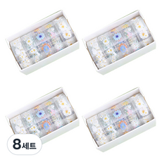 에이비엠코리아 디자인 투명 테이프 5p, 8세트, 랜덤발송