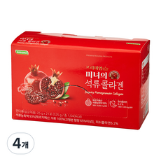 로지나 미녀의 유지인 석류콜라겐 젤리스틱 21p, 21회분, 525g, 4개