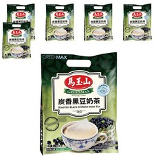 馬玉山 炭香黑豆奶茶, 20g, 16包, 6袋