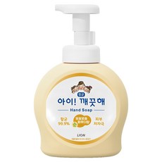 아이깨끗해 항균 폼 핸드솝 순 보송보송 파우더향, 490ml, 1개