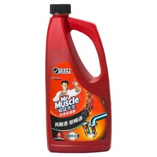 威猛先生快速疏通劑 30分鐘暢通 有效除菌 適用於馬桶及各種水管阻塞, 960ml, 1瓶