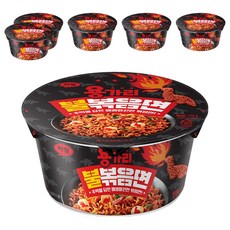 하림 용가리 불 볶음면 컵 114g, 6개