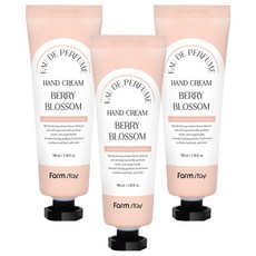 Farm stay 植物莊園 淡香精護手霜 莓果花香, 100ml, 3個