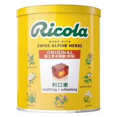 Ricola 利口樂 草本喉糖 原味, 250g, 1罐