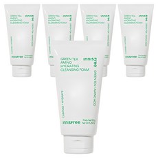 이니스프리 그린티 수분 아미노 클렌징 폼, 150ml, 5개
