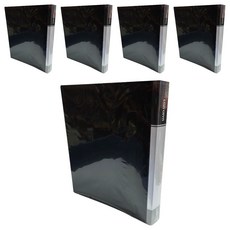 lc-9003a k pp 三孔 圓型夾, 黑色, 5個