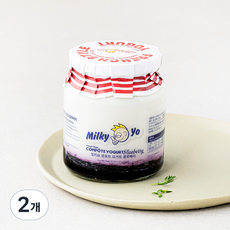 밀키요 프렌치스타일 콩포트 요거트 블루베리, 330g, 1개입, 2개