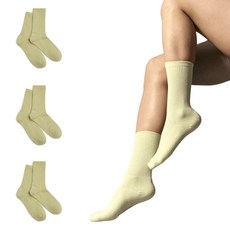 REETU Air Daily 中筒襪, 灰綠色, 3個