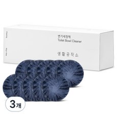 생활공작소 변기세정제 10p, 400g, 3개