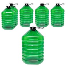 Daekyungpetsaneop 高羅水容器 方形 4.3L 6入 + 白色瓶蓋 6入, 1套