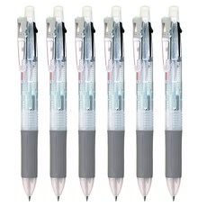 Zebra Sarasa 多支筆透明 0.5mm 3+S, 3 種顏色, 6個