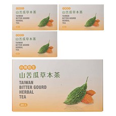 大雪山農場 山苦瓜草本茶, 20包, 3g, 4盒