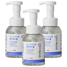 CescoMylab 泡沫洗手乳 花香, 300ml, 3瓶