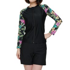 ILIKAI 女款龜背芋防曬衣 + 褲子組