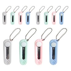 鑰匙圈迷你剪刀, 12個, 混合顏色