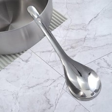 AOK 荷雅 304不鏽鋼湯勺 加大容量 一體成型 舒適握柄, 1入