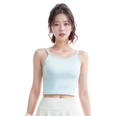 Marketpia 女性瑜珈皮拉提斯運動雙肩帶運動內衣上衣