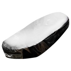 宜立防水機車座墊中, 深灰色 + 黑色, 1個