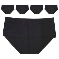 冰絲內褲 Set 5件 (黑色-XL)