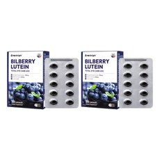 엔젯오리진 빌베리 루테인 토탈 아이케어, 30정, 2개