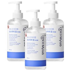 CescoMylab 手部消毒凝膠, 3個, 500ml