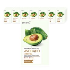 eunyul Natural系列酪梨面膜, 1片, 50片