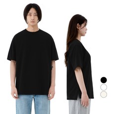 네이븐 남녀공용 20수 트임 레이어드 반팔티 NA-T21502