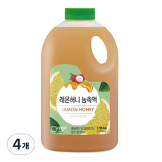 스위트컵 레몬허니 농축액, 1.95kg, 4개