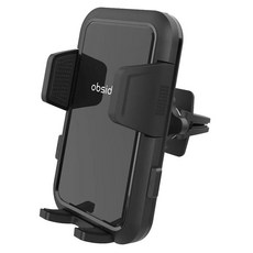 obsidian 半自動夾式車用出風口儀表板手機支架 CT-C15, 單一顏色, 1個