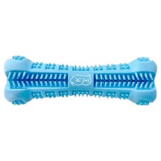 Little poppet 小小毛孩 寵物潔牙牙刷玩具, 藍色, 1個