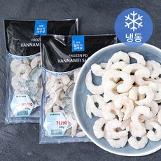 프라이드씨푸드 흰다리 생새우살 (냉동), 200g(31~40마리, 2개