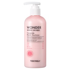 TONYMOLY Wonder 神經醯胺保濕乳液, 300ml 超大容量, 富含5,000ppb神經醯胺, 全方位滋潤乾燥肌, 1瓶