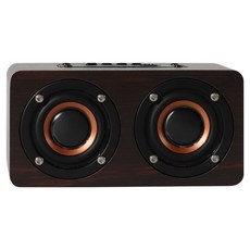 DTAudio 木質藍牙喇叭, WH5, 深胡桃木