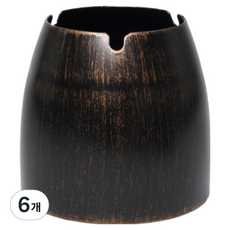 소담몰 냄새차단 뚜껑있는 재떨이 라지 뚜껑미포함, 월넷, 6개