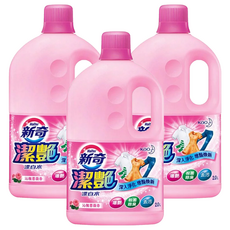 Haiter 新奇 潔豔新型漂白水 深層淨化 增豔煥新 沁雅薔薇香, 2L, 3桶