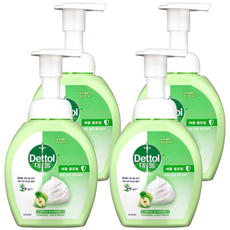 데톨 포밍항균 핸드워시 애플블로썸 본품, 250ml, 4개