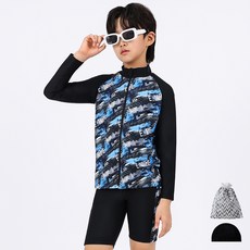 Aquatica 男童拉鍊防風衣 + 泳褲 + Span Sumo + 塑料袋 AQA373